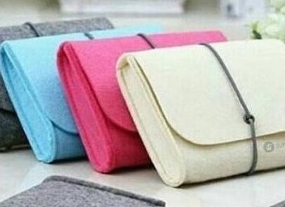عکس کیف پول با نمد