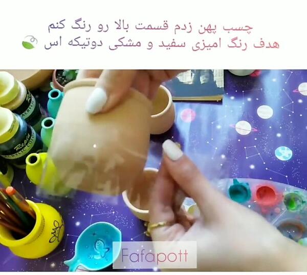 عکس طرح های ساده برای نقاشی روی کوزه سفال