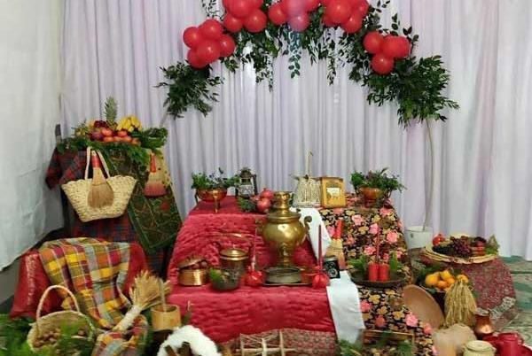عکس ایده برای سفره یلدا