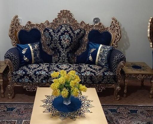 عکس مبل سرمه ای