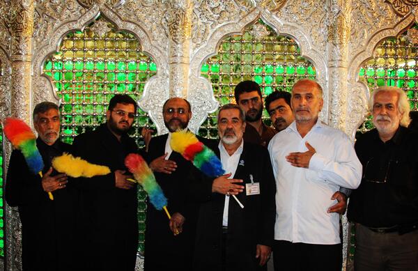 عکس با کیفیت از ضریح حرم امام حسین