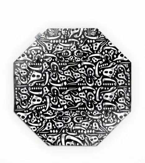 عکس چند ضلعی سیاه