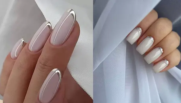 عکس مدل ناخن ساده برای عروس