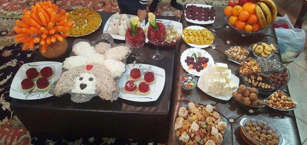 عکس ایده شب یلدا ساده و شیک