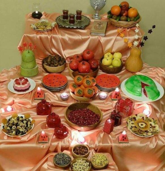 عکس ایده شب یلدا ساده و شیک