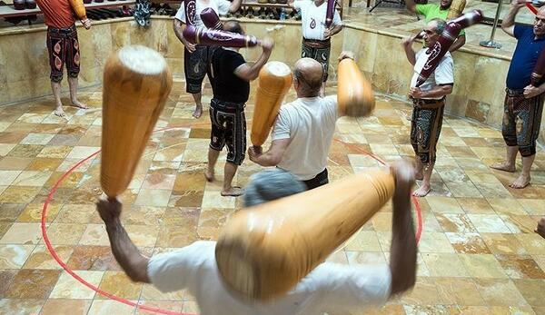 عکس ورزش زورخانه ای