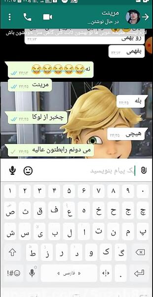 عکس چت مرینت و کاگامی