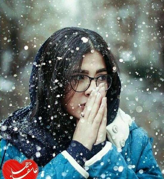 عکس نوشته دخترونه زمستانی