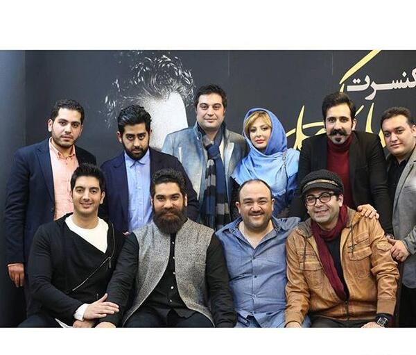 عکس نیوشا ضیغمی در کنسرت