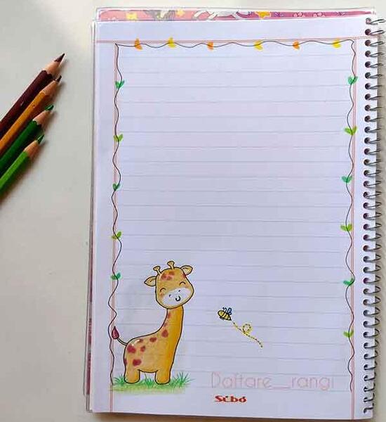 عکس ایده برای نقاشی با مداد رنگی ساده