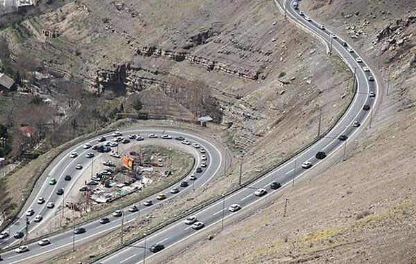 عکس جاده هراز
