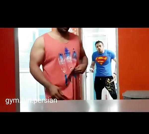 عکس وحید مرادی با مهدی امینی
