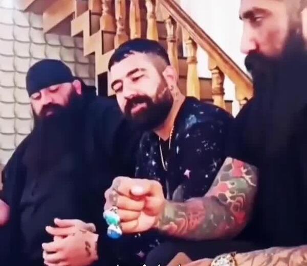 عکس وحید مرادی با مهدی امینی