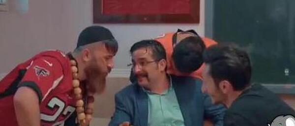 عکس وحید مرادی با مهدی امینی