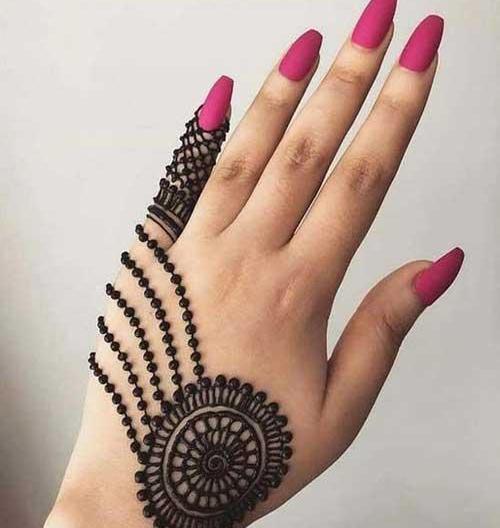 عکس دست حنای عروس