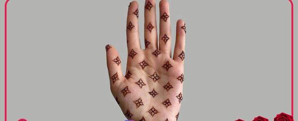 عکس دست حنای عروس