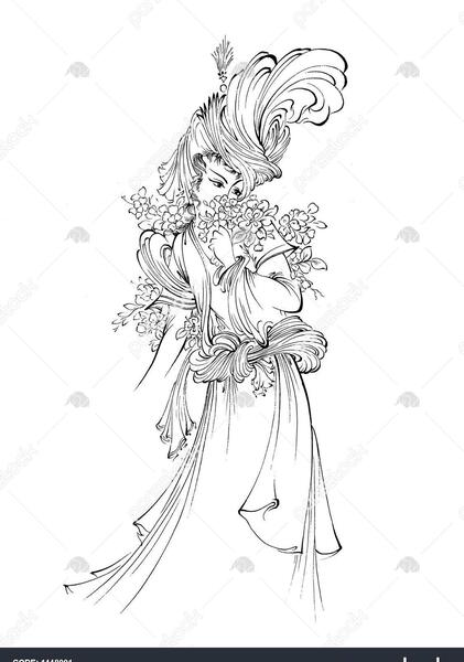 عکس نقاشی نقاشی سیاه قلم