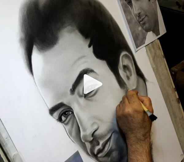 عکس نقاشی نقاشی سیاه قلم