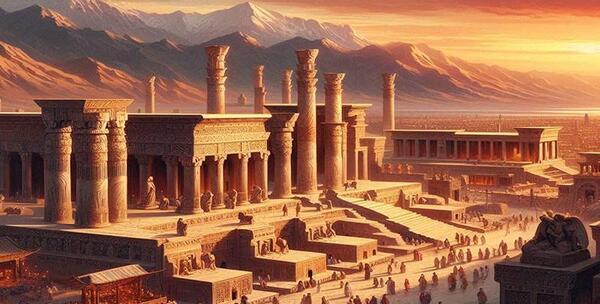 عکس تخت جمشید زمان شاه