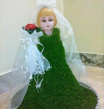 عکس سبزه عید روی عروسک
