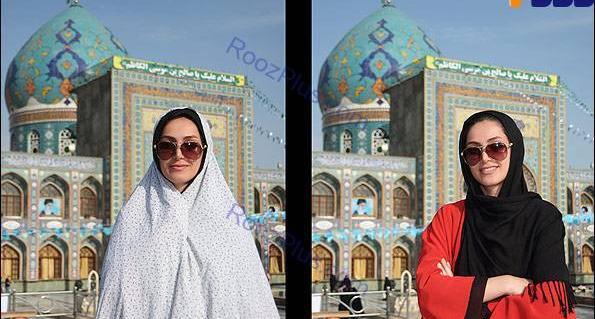 عکس دختر با حجاب در حرم