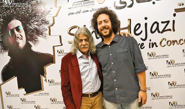 عکس سینا حجازی وهمسرش