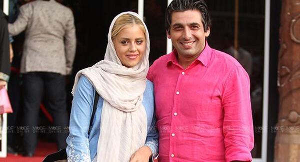 عکس سینا حجازی وهمسرش