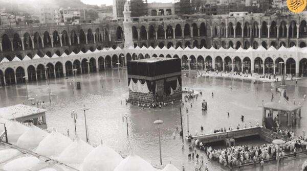 عکس خانه خدا در سیل