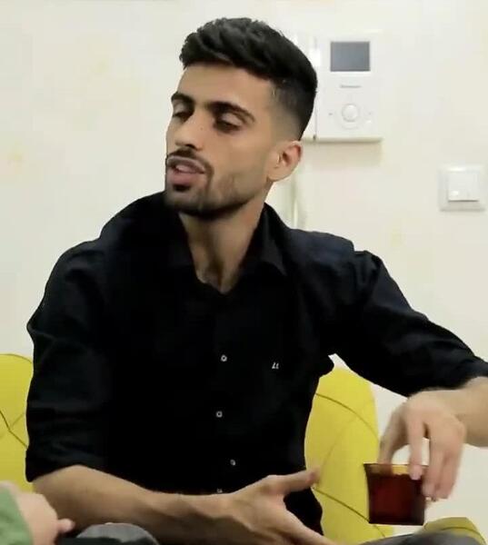 عکس مستر چشمک و همسرش