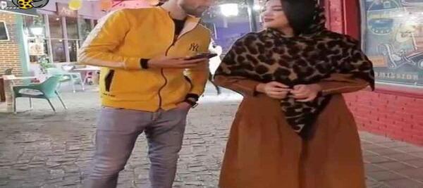 عکس مستر چشمک و همسرش