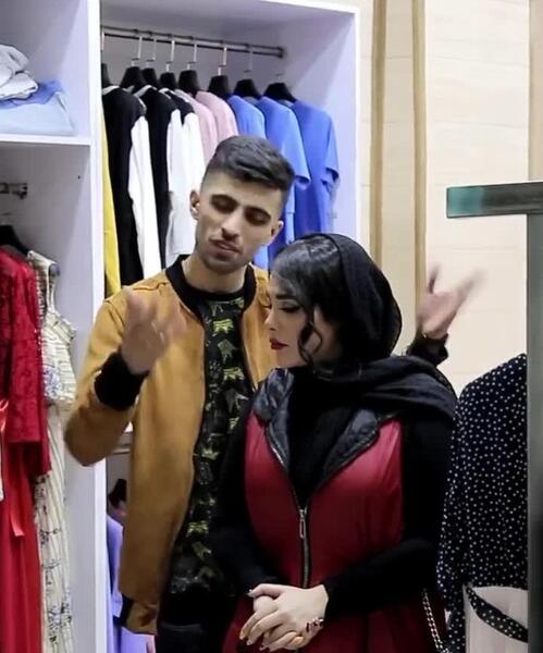 عکس مستر چشمک و همسرش