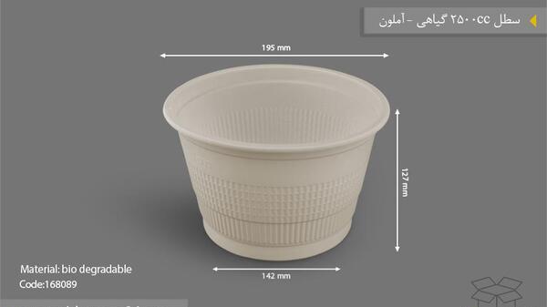 عکس ظروف یکبار مصرف گیاهی