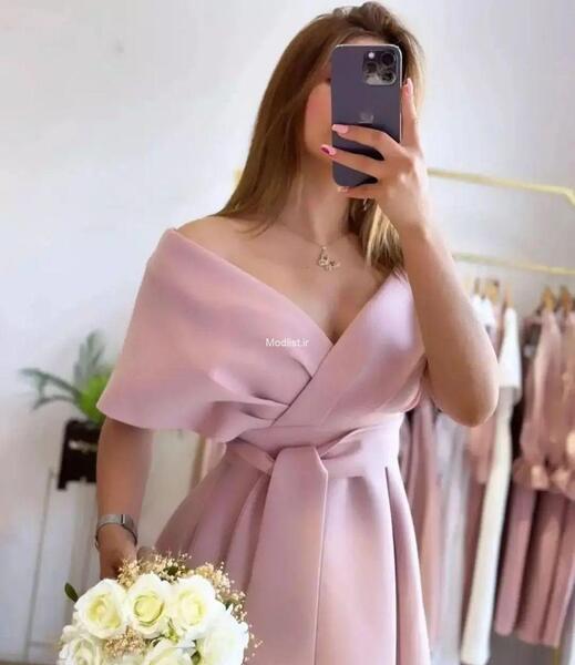 عکس لباس مجلسی شیک دخترانه کوتاه
