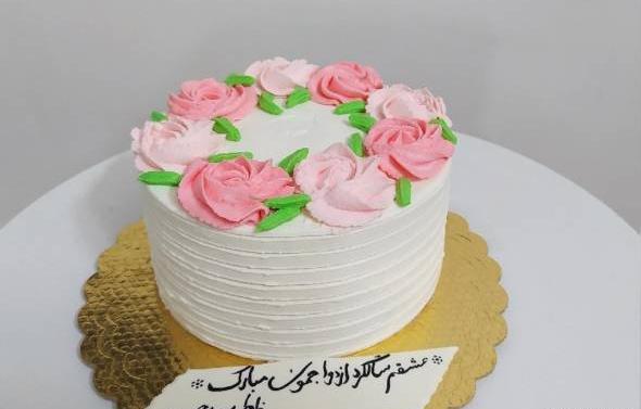 عکس کیک و گل سالگرد ازدواج