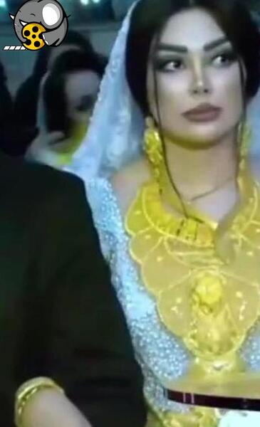 عکس عروس کردی با طلا