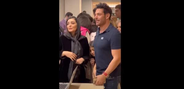 عکس گلزار و زنش
