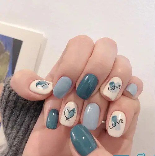 عکس مدل ناخن لاک ژل دخترانه