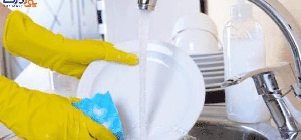 عکس کاردستی با دستکش ظرفشویی