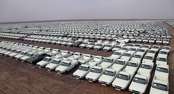 عکس پارکینگ ایران خودرو تبریز