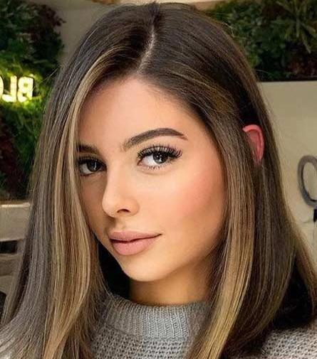 عکس رنگ مو فقط جلوی سر