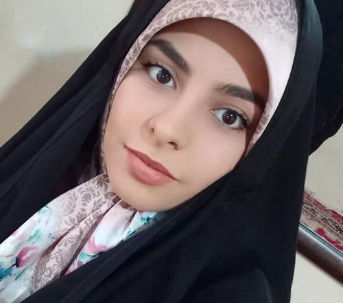 عکس آرایش با حجاب
