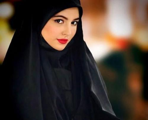 عکس آرایش با حجاب