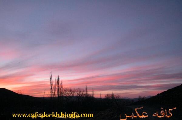 عکس کافه غروب مرودشت