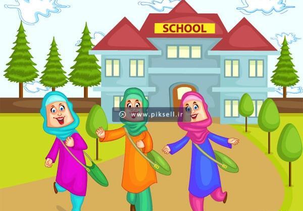 عکس مادر کارتونی با حجاب