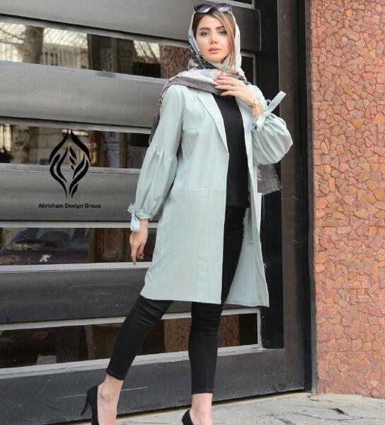 عکس مانتو دخترانه جلو باز