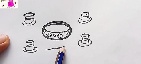 عکس نقاشی ساده و زیبا لیوان
