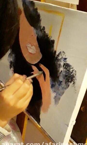 عکس نقاشی مدرن از اسب