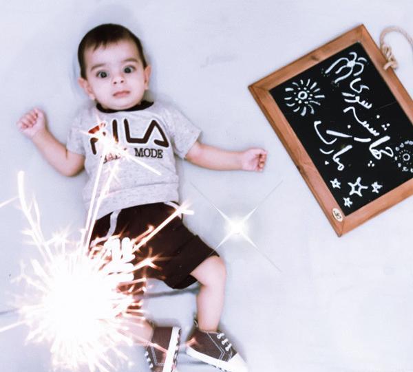 عکس چهارشنبه سوری نوزاد