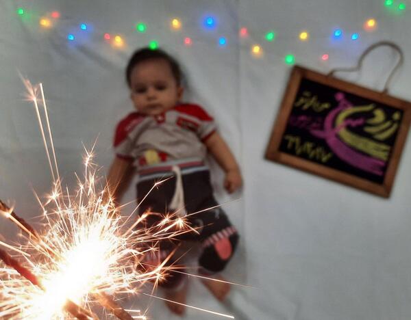 عکس چهارشنبه سوری نوزاد