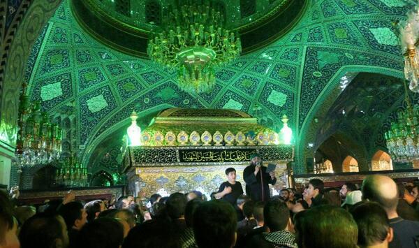 عکس حرم شب